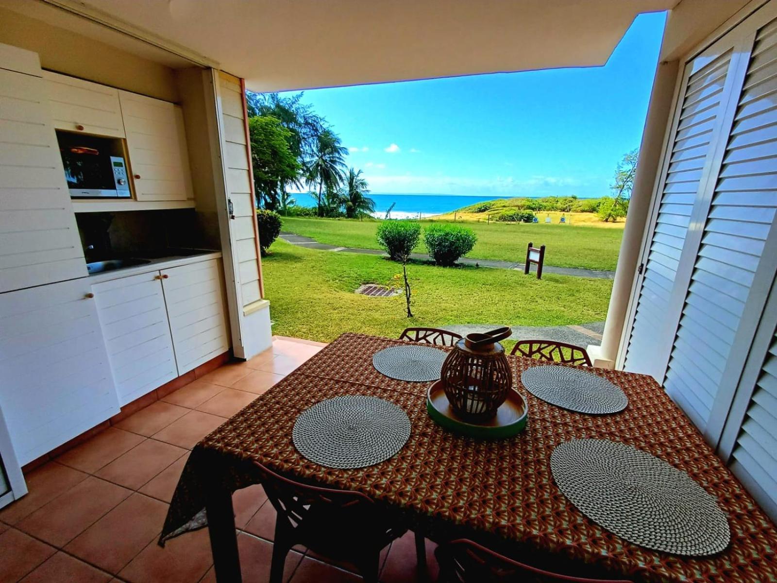 Studio Ti Karanbol Rdc Vue Mer Dans Residence De Tourisme Sainte-Anne  Zewnętrze zdjęcie